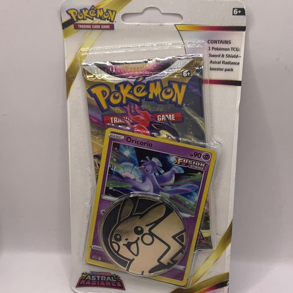 Sword & Shield Astral Radiance Single Pack Blister Meltan/Melmetal & Oricorio - Picture 2 of 3